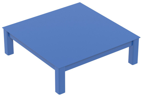 Vestil Factory Installed Steel Elevated Bases for Carousels - 40 In. x 12 In. 6000 lb - Blue