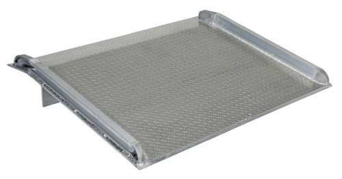 Vestil Aluminum Truck Dock Board - 72 In. x 66 In. 10000 lb - Silver