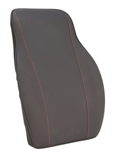 Vestil Fabric Back Support Cushion - 5 In. x 17 In. x 22 In. - Black