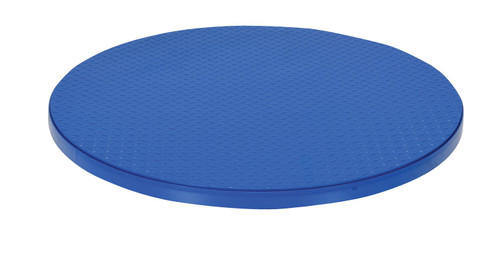 Vestil Steel - 36 In. Carousel, 4K , Round Tread Top Plate - Blue