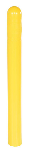 Vestil Low Density Polyethylene Bollard Post Cover - 52 In. x 5 In. - Yellow
