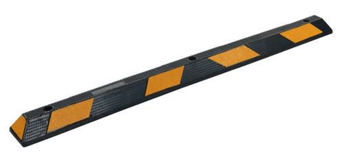 Vestil Recycled Rubber Car Stop - 47-1/4 In. x 5-3/4 In. x 4 In. - Black