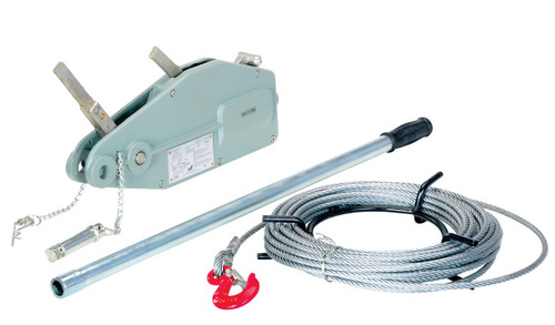 Vestil Steel Long Reach Cable Puller - 17 In. x 2-1/2 In. x 42 In. 1500 lb - Silver