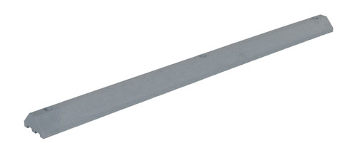 Vestil Recycled Plastic Car Stop - 72 In. x 6 In. x 3-1/4 In. - Gray