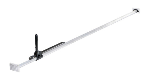 Vestil Heavy Duty Aluminum Round Cargo Bar - 89 In. to 104 In. - Silver