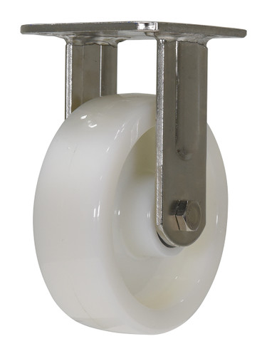 Vestil Nylon Rigid Caster - 6 In. Diameter x 2 In. Width 1764 lb - White