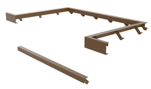 Vestil Steel Dock Leveler Curb Angle Set - 6 Ft. x 5 Ft.