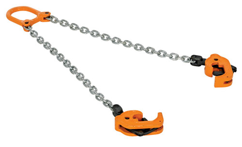 Vestil Steel Chain Drum Lifter - 2000 - Orange/Silver