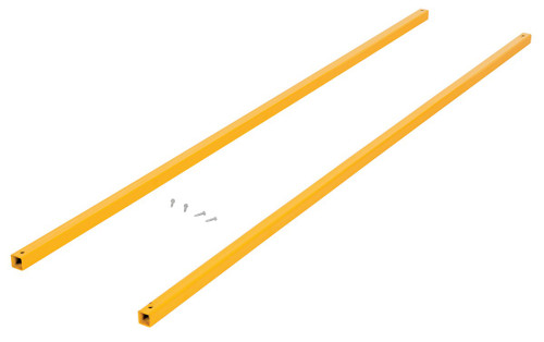 Vestil Steel Square Safety Handrail Connection Tubing - 84 In. - Yellow