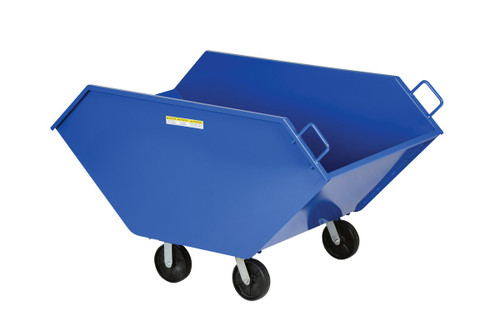Vestil Steel Chip and Waste Trucks - 26.7 Cubic Feet 2000 lb - Blue