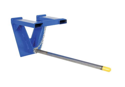 Vestil Steel Rug Ram Boom Fork Mounted Inverted - 60 In. Long 2500 lb - Blue