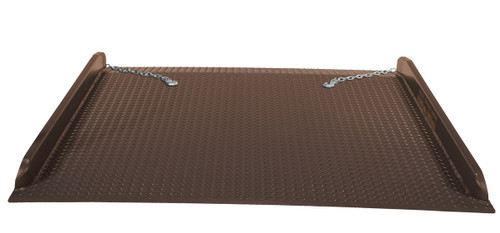 Vestil Steel Container Ramps with Side Rails - 60 In. x 60 In. 15000 lb Brow