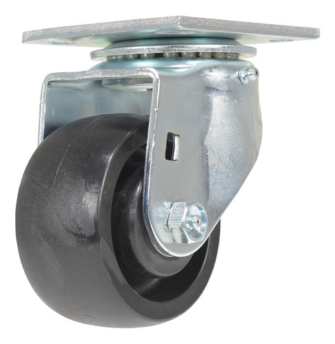 Vestil Light Duty Glass Filled Nylon Swivel Caster - 4 In. Diameter x 2 In. Width 1200 lb - Black