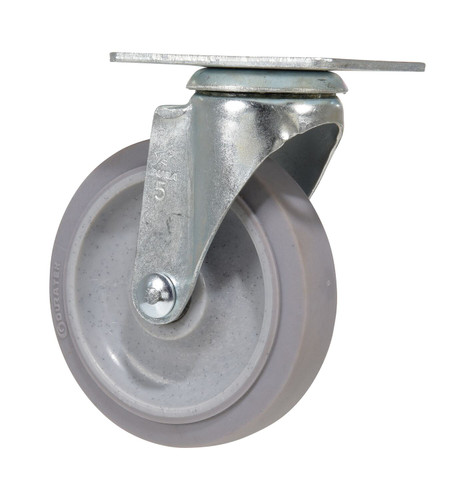 Vestil Thermoplastic Rubber Swivel Caster - 5 In. Diameter x 1 In. Width 325 lb - Gray