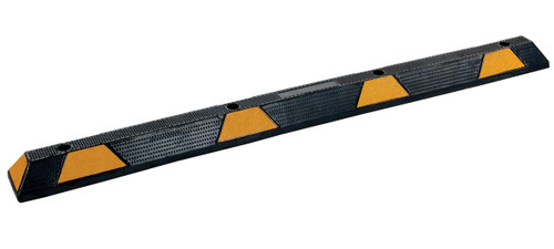 Vestil Recycled Rubber Car Stop - 71-3/4 In. x 5-3/4 In. x 4 In. - Black