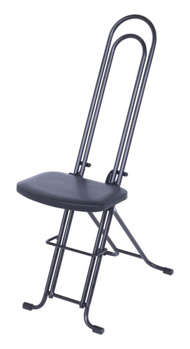 Vestil Steel Adjustable Height Ergonomic Worker Chairs - 18 In. to 31.9 In. 220 lb - Black