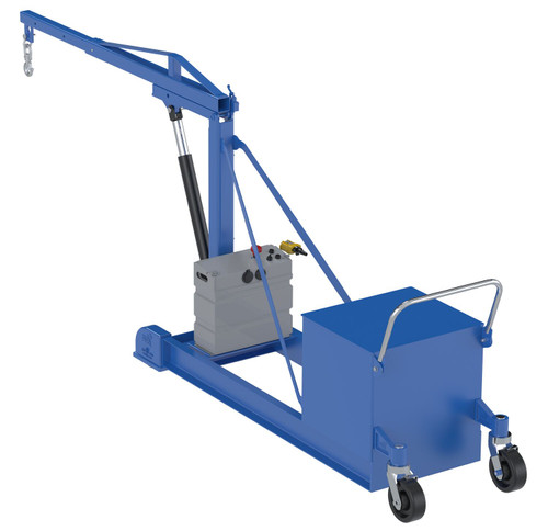 Vestil Steel DC Counter Balance Floor Crane - 2000 lb - Blue