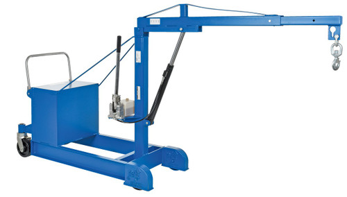 Vestil Steel Counter Balance Floor Crane - 500 lb - Blue
