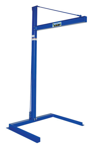 Vestil Steel Mini Overhead Cantilever Jib - 300 lb - Blue