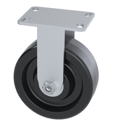 Vestil Phenolic Rigid Caster - 8 In. Diameter x 3 In. Width 2500 lb - Black