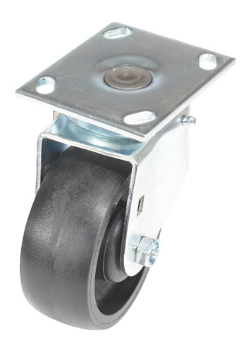 Vestil Light Duty Glass Filled Nylon Swivel Caster - 5 In. Diameter x 2 In. Width 1200 lb - Black