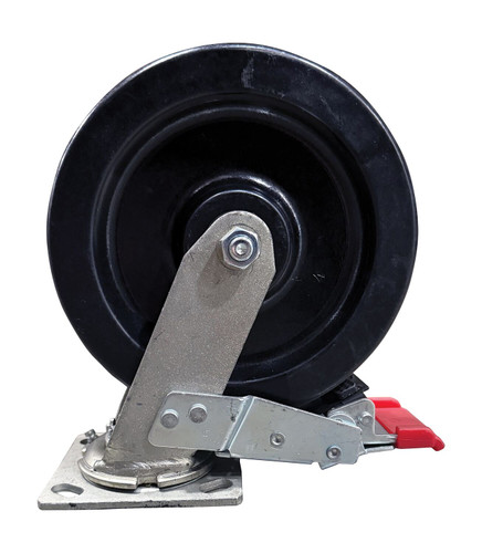 Vestil Phenolic Swivel With Total Brake Caster - 8 In. Diameter x 2 In. Width 1250 lb - Black