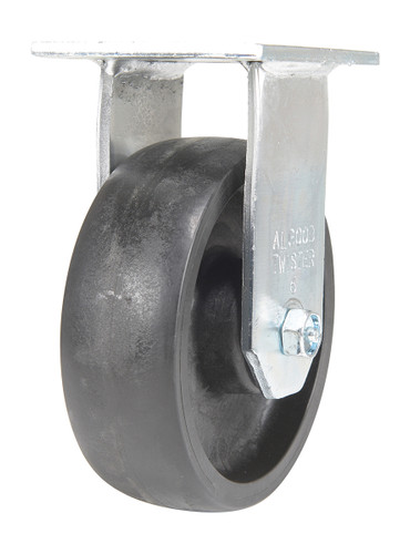 Vestil Heavy Duty Glass Filled Nylon Rigid Caster - 6 In. Diameter x 2 In. Width 2000 lb - Black