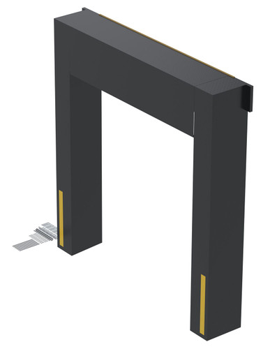 Vestil Nylon Vinyl Dock Seal - 20 In. 8 Ft. x 9 Ft. - Black
