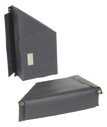 Vestil Vinyl Dock Seal Draft Blocker - 24 In. Length Black / - Yellow