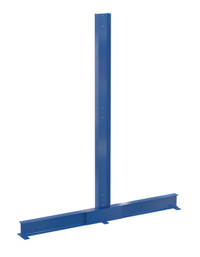 Vestil Steel Double-Sided Cantilever Upright - 24 In. Usable Arms 8 Ft. High 12000 lb - Blue