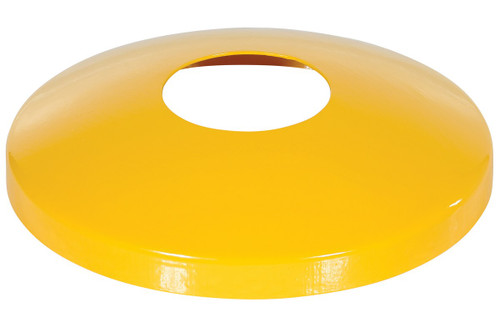Vestil Steel Protective Dome Cover For - 4.5 In. Bollards - Yellow
