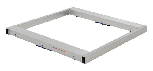 Vestil Aluminum Pallet Dolly with Tilt - 48 In. x 48 In. 8000 lb - Silver