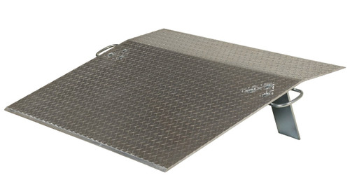Vestil Aluminum Economizer Dock Plate Usable - 48 In. x 36 In. 3/8 In. Plate Thickness 3500 lb