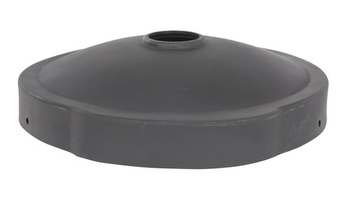 Vestil Low-Density Polyethylene Universal - 55 Gallon Drum Recycling Lid - Black