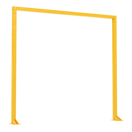 Vestil Steel Economical Overhead Door Warning Barrier - 9 Ft. x 10 Ft. - Yellow