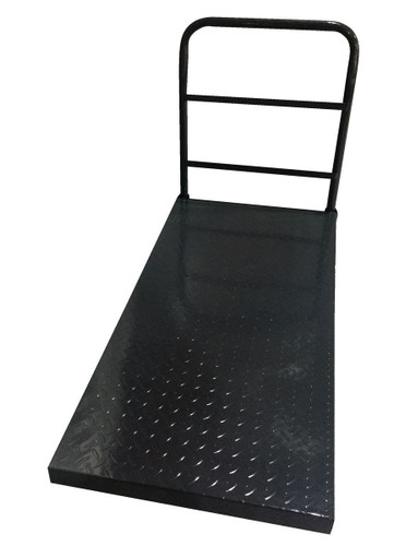 Vestil Steel Tread Plate Platform Truck - 30 In. x 60 In. 2000 lb - Black