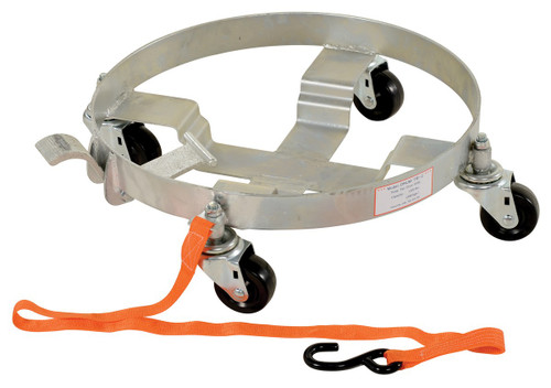 Vestil Steel Tilting Drum Dolly Three Tier - 21-1/2 In. x 21-1/2 In. x 5-7/8 In. 1200 lb - Silver