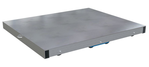 Vestil Aluminum Pallet Dolly with Solid Top Tilt - 36 In. x 48 In. 6000 lb - Silver