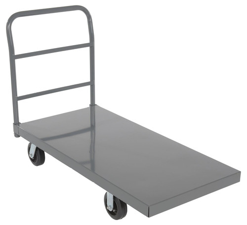 Vestil Steel Smooth Deck Platform Truck - 24 In. x 48 In. 2000 lb - Black