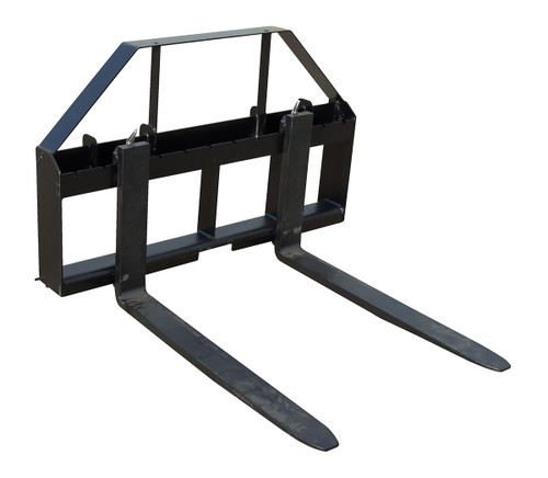Vestil Steel Universal Attachment Skid Forks - 60 In. Length 4000 lb - Black