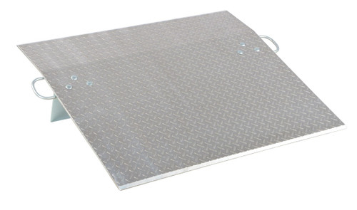 Vestil Aluminum Economizer Dock Plate Usable - 30 In. x 36 In. 3/8 In. Plate Thickness 1800 lb