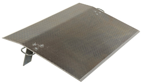 Vestil Aluminum Economizer Dock Plate - 60 In. x 36 In. 1/2 In. Plate Thickness 6600 lb - Silver