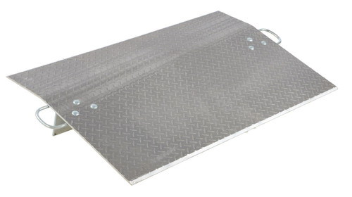 Vestil Aluminum Economizer Dock Plate Usable - 60 In. x 30 In. 3/8 In. Plate Thickness 4600 lb