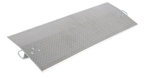 Vestil Aluminum Economizer Dock Plate Usable - 72 In. x 24 In. 3/8 In. Plate Thickness 6500 lb
