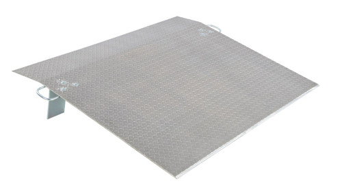Vestil Aluminum Economizer Dock Plate Usable - 72 In. x 48 In. 3/8 In. Plate Thickness 3400 lb