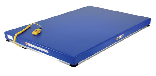 Vestil Steel Electric Hydraulic Lift Table - 48 In. x 72 In. 5000 lb - Blue