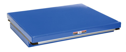 Vestil Steel Electric Hydraulic Lift Table - 40 In. x 48 In. 3000 lb - Blue