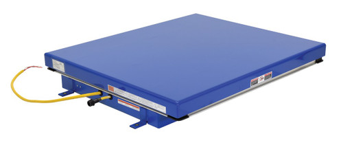 Vestil Steel Quick Ship Electric Hydraulic Lift Table - 40 In. x 48 In. 3000 lb - Blue