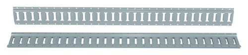 Vestil Steel E-Track - 5 Ft. Length 4 Pack - Gray