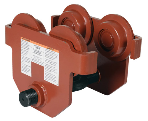 Vestil Steel Push Eye Manual Trolley - 6000 lb - Orange